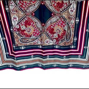 Vintage Girl Scouts America Leader Scarf 32 x 32 beautiful design